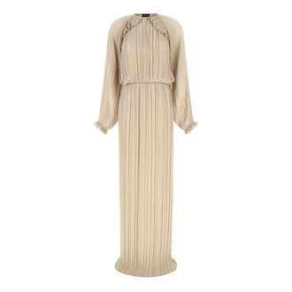 Fabiana Filippi Dames, Jurken, Beige, Maat: XS Zijde