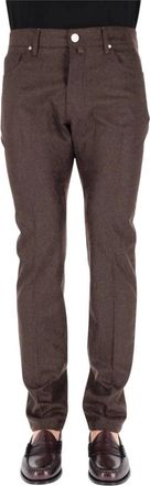 Jacob Cohen Pantaloni eleganti - - Trousers - Uomo - Marrone - W31