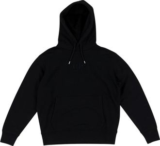 C.P. Company C.P. Company, Hoodies, male, Blue, M, Brushed & Emerized Diagonal Fleece Hooded Sweatshirt