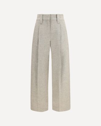 Brunello Cucinelli High-waisted pleated Pants Female 42