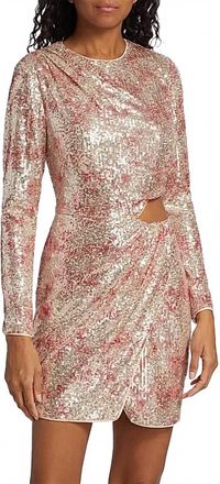 Saylor Bernice Dress In Cotton Candy