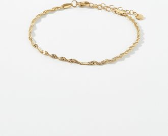 Simons Womens Twisted ankle chain