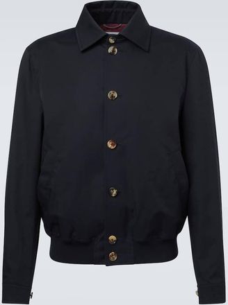 Brunello Cucinelli Giacca blouson in misto cotone