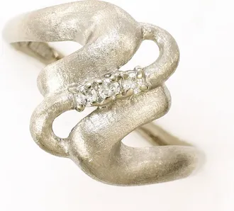 C&A White Gold White Gold (14K) Band Ring (Pre-Owned)