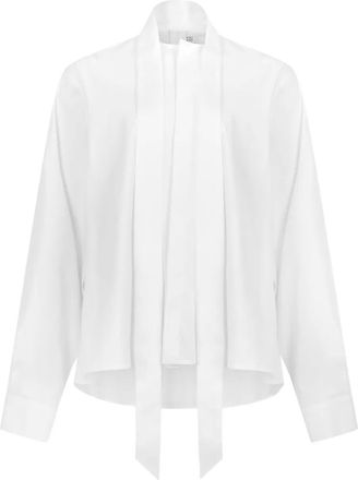 Douuod Antimonio blouse met afneembare kraag - Wit