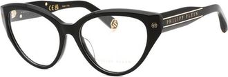 Philipp Plein VPP052M Cat-Eye Acetate Eyeglasses - Black