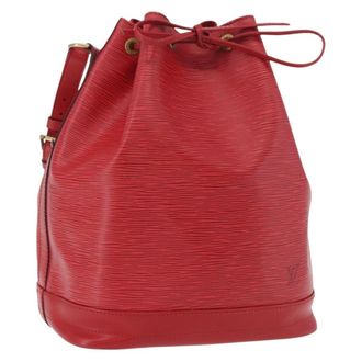 Louis Vuitton Noe Epi Leather Red Leather Handbag (Pre-Owned)