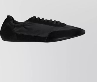 Prada recycled nylon and suede sneakers