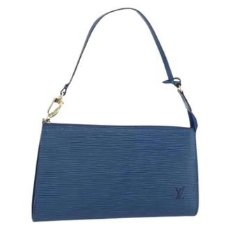 Louis Vuitton Pre-owned Shoulder Bags, female, Blue, Size: ONE SIZE Pre-owned Shoulder Bag