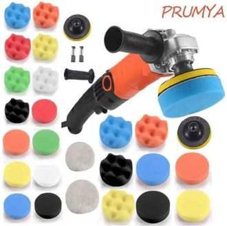 OEM Pulidora Rotativa Para Autom&oacute;viles De 1200 W, Disco De Pulido De 100 Mm Y 125 Mm, 600 A 8800 Rpm, 6 Velocidades, Con 29 Accesorios