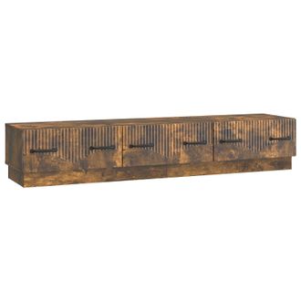 vidaXL Mueble De Tv Con Caj&oacute;n Roble Ahumado 147 X 34,5 X 27 Cm Vidaxl