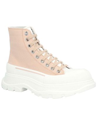 Alexander McQueen Alexander Mcqueen Womens Canvas Tread Slick Boot, Never Worn (Authentic Pre- Loved)