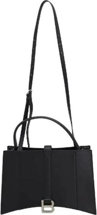 Balenciaga Pre-owned Small Hourglass East-West Tote Bag - Dames - Vintage Handtas - Zwart - ONE Size - Leer - Vintage