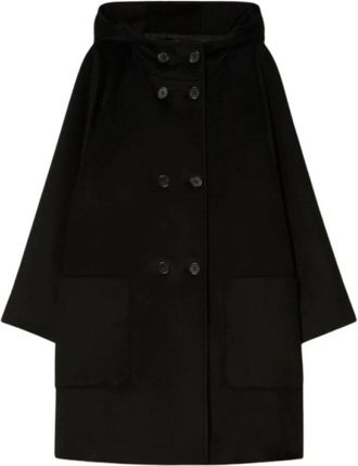 Marina Rinaldi Persona Coat - Dames - Mantel - Zwart - 2XL - Wol - Jassen