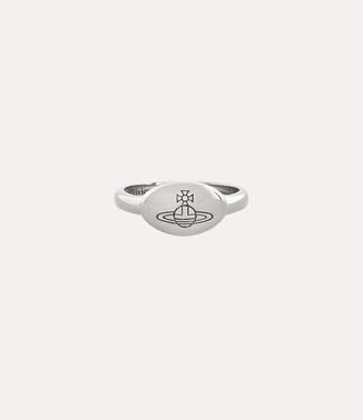 Vivienne Westwood Tilly Ring Stainless Steel Silver XS Unisex