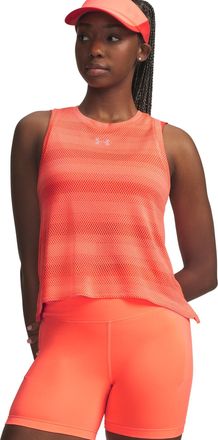 Under Armour Lauftop UNDER ARMOUR UA VELOCITI SINGLET, Damen, Gr. XL, electric tangerine,, reflective, Obermaterial: 100% Polyester, Tops Lauftop, sportlicher Stil