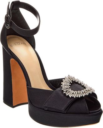Alexandre Birman Madelina Curve 120 Satin Platform Pump