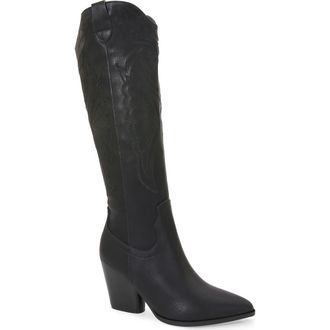 Berness Anamaria Tall Western Boot in Black at Nordstrom Rack, Size 6.5