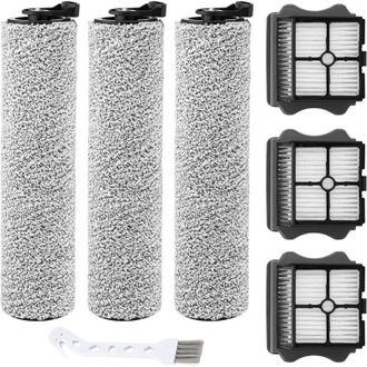 OEM Accesorios Para Fregadora De Suelos 1.0 2.0lcd/led 3.0, 3 Filtros Y 3 Rodillos De Cepillo, Compatibles Con La Aspiradora Inal&aacute;mbrica Para S&oacute;lidos Y L&iacute;