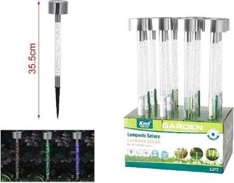 Trade Shop Trade Shop Traesio - Trade Shop - Set 12pz Lampada Solare 35.5cm Con Power Colorate Led 2003021