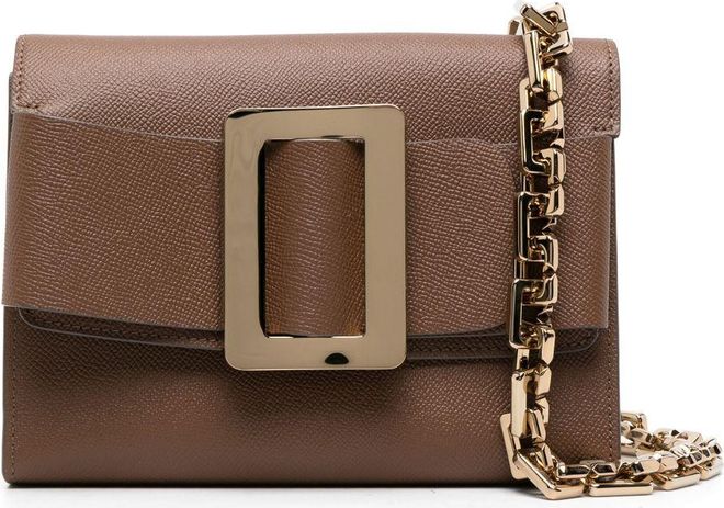 Buckle Travel Case Epsom Leather Handbag