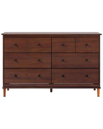 Walker Edison Classic 6-Drawer Solid Wood Dresser