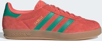 adidas Originals Gazelle Indoor - Scarpe scarlatto preloved/verdi-Rosso