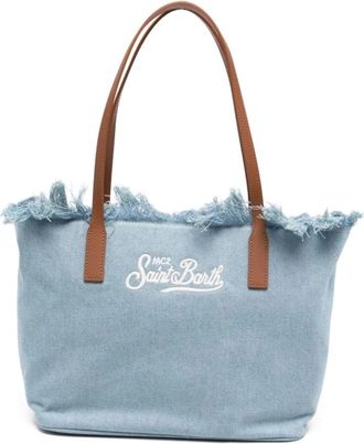 MC2 Saint Barth Tassen, Dames, Blauw, ONE Size, Shoulder Bags