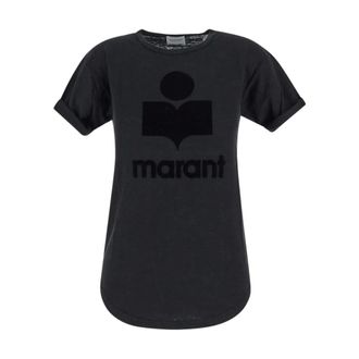 Isabel Marant Dames, Tops, Zwart, Maat: S Katoen