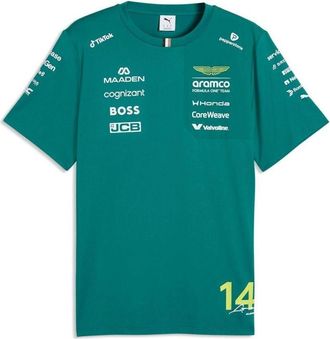 Puma x Aston Martin Aramco F1 Team Replica Alonso T-Shirt Green Lux 713890-01
