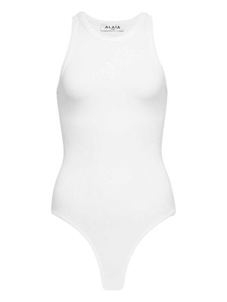 Alaia Sculpting Rib Jersey Bodysuit