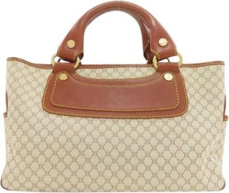 Celine Pre-owned Handbags, female, Beige, Size: ONE SIZE Pre-owned Vintage Handbag
