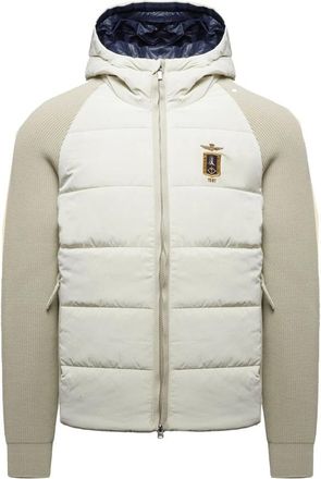 Aeronautica Hybride jas - Heren - Jassen - Beige - Maat: M Zijde
