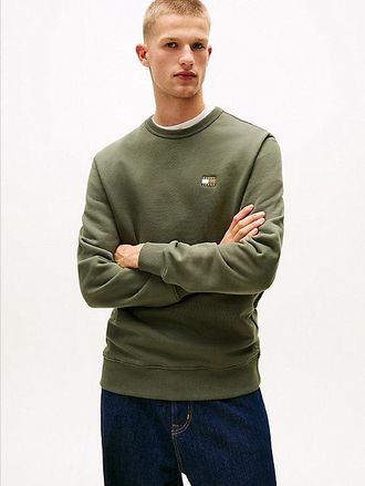 Tommy Hilfiger Tonal Tommy Badge Crew Neck Sweatshirt