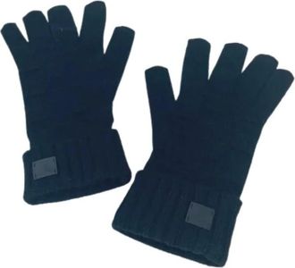 Louis Vuitton Pre-owned Accessories, male, Black, Size: ONE SIZE Pre-owned Cashmere Gloves