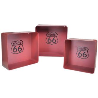 Vacchetti Vacchetti - Estante Metal Rojo Bristol Cuadrado 1-3 Cm40,5x15h40,5