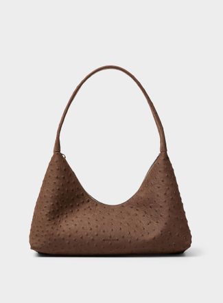 Mansur Gavriel Womens Candy textured suede baguette bag