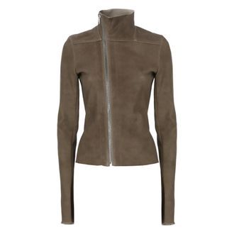 Rick Owens Dames, Jassen, Bruin, Maat: L Leer