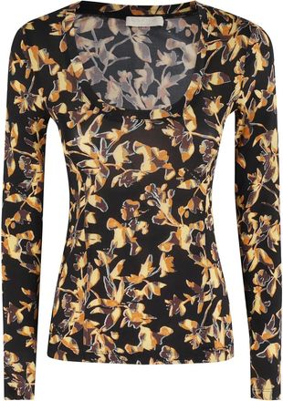 Ulla Johnson floral-print t-shirt - Black