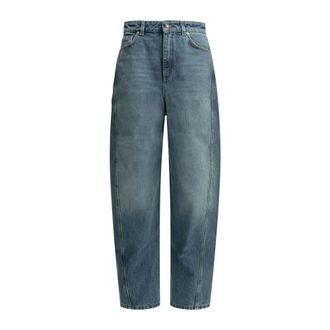 Givenchy Cocoon High-Waisted Wide-Leg Denim Pants - Dames - Jeans - Blauw - Maat: W27 Denim