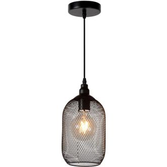 Lucide Lucide MESH - Pendant Light - Ø15cm - 1xE27 - Black