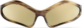Balenciaga (WMNS) Balenciaga Fennec Oval Sunglasses Bronze 768054T00072681