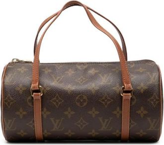 Louis Vuitton Pre-owned Papillon 26 - Dames - Vintage Handtas - Bruin - ONE Size - Leer - Vintage