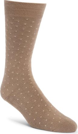 Nordstrom Cushion Foot Socks in Tan Dot at Nordstrom