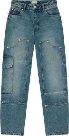 Ganni Loose-fit Jeans - Dames - Loose Fit Jeans - Blauw - W28 - Jeans