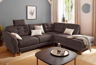 HOME AFFAIRE Ecksofa »Trondheim L-Form« mit Federkern