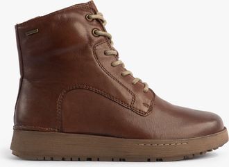 Josef Seibel Anna 51 Womens Boots Castagne - Brown Leather - Size UK 6