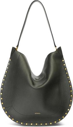 Isabel Marant Oskan Hobo Soft - Dames - Schoudertassen - Zwart - ONE Size - Leer - Tassen