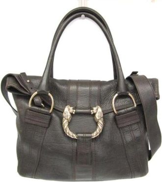 Bulgari Borsa Pre-owned Leoni 34730 - - Pre-owned - Donna - Marrone - ONE SIZE