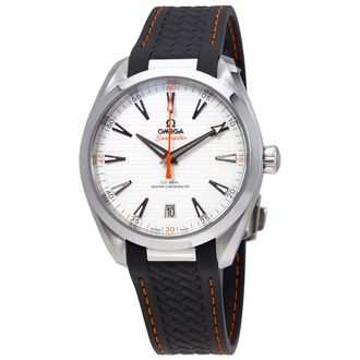 Omega Pre-owned Omega Seamaster Aqua Terra Automatic Chronometer Silver Dial Mens Watch 220.12.41.21.02.002